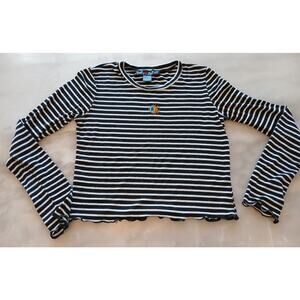 Polly and Esther grunge stripe top size M super soft and lightweight.